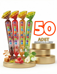 Afia Afibon Glutensiz Karışık Çubuk Şeker 50x6,7 Gr