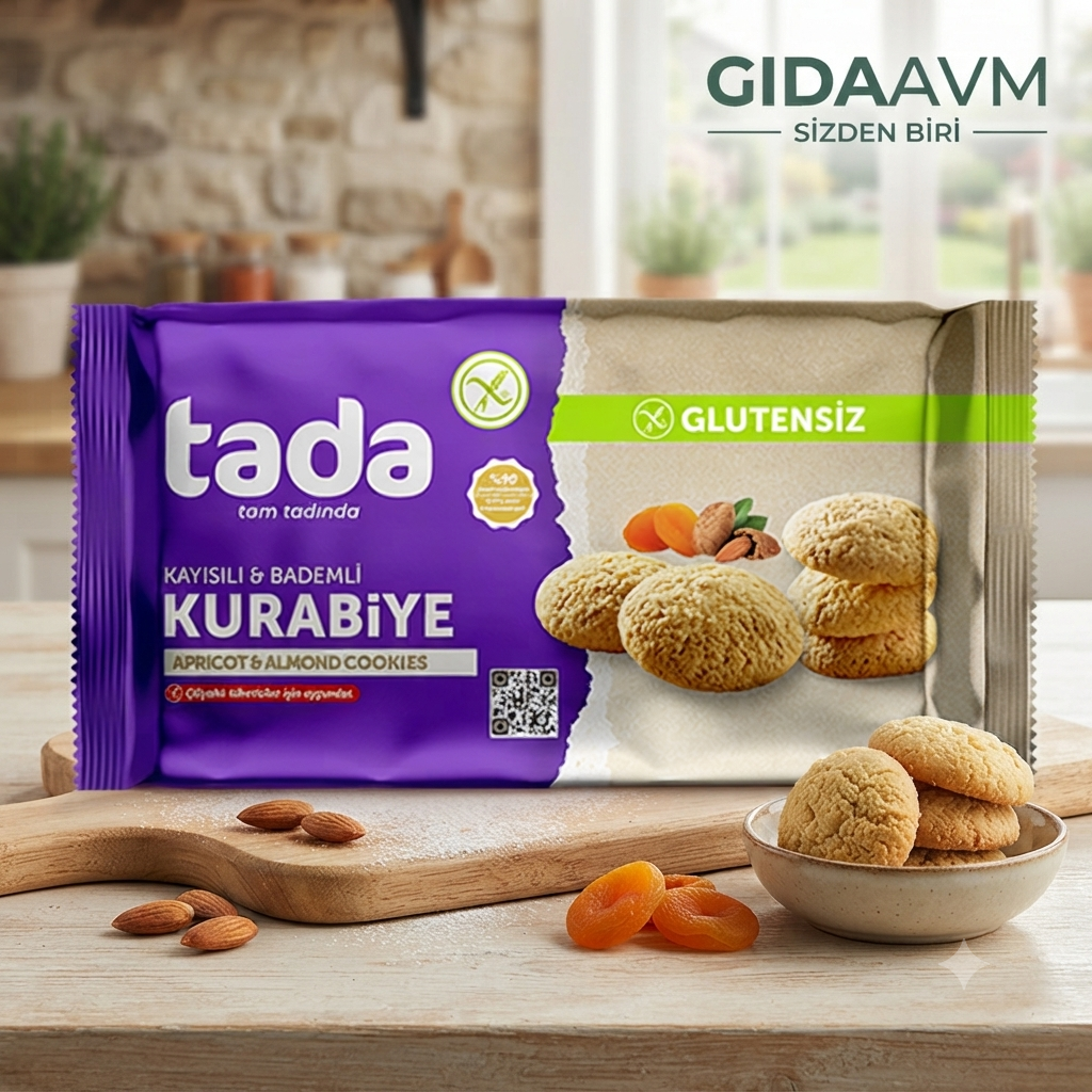 TADA Glutensiz Kayısılı ve Bademli Kurabiye 75 gr