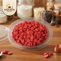 Glutensiz Çilek Aromalı Damla Çikolata