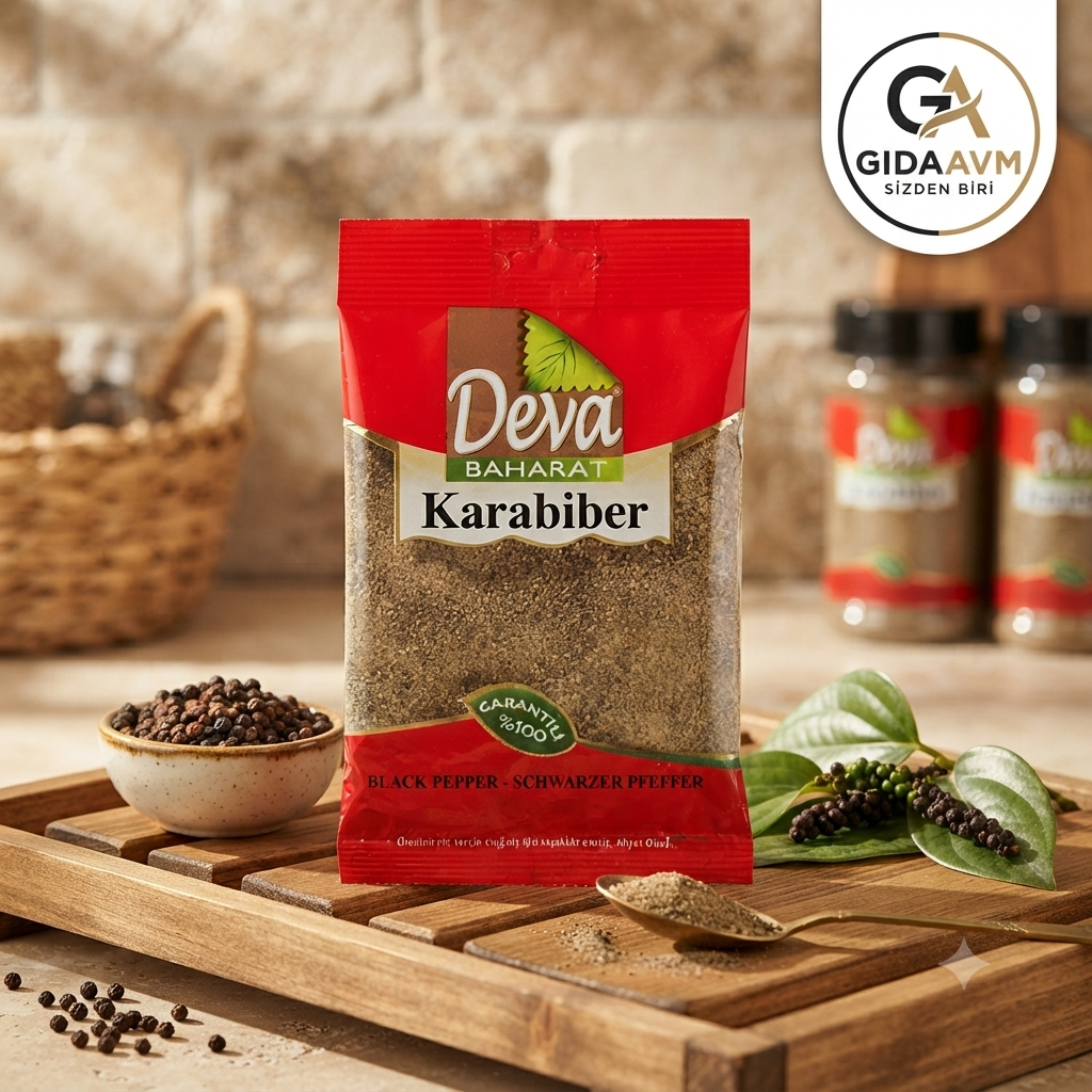 Deva Baharat Glutensiz Karabiber 40 gr