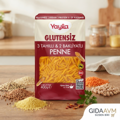 Yayla Glutensiz 3 Tahıllı ve 2 Bakliyatlı Penne Makarna 400 gr