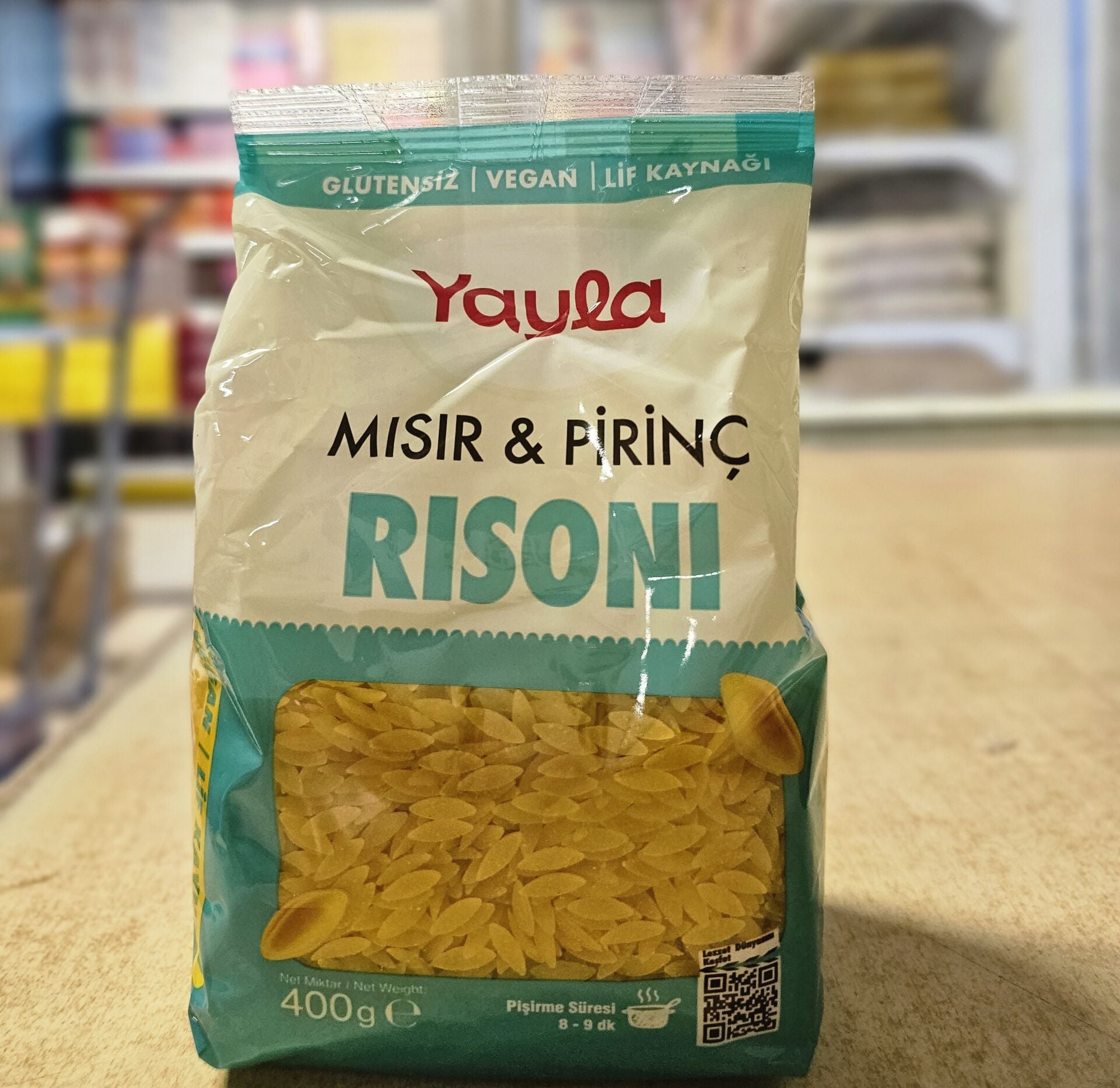 Yayla Glutensiz Mısır ve Pirinç Arpa Şehriye Rısonı 400 gr