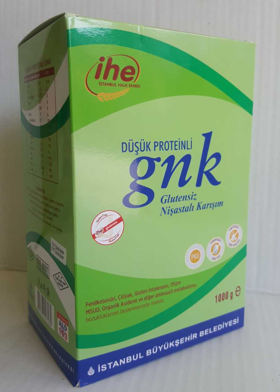 İHE Glutensiz ve Düşük Proteinli GNK Un 1 kg