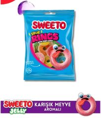 Sweeto Gummy Glutensiz Sour Rings 80g