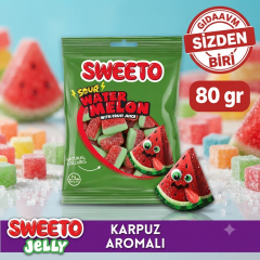 Sweeto Gummy Glutensiz Sour Watermelon 80g