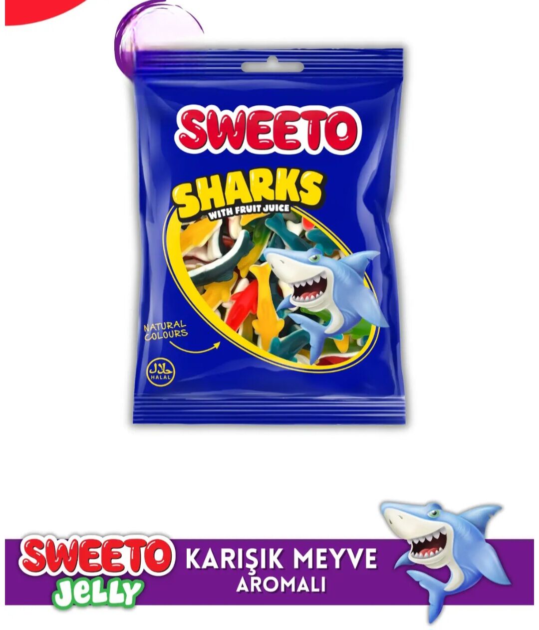 Sweeto Gummy Sharks 80g