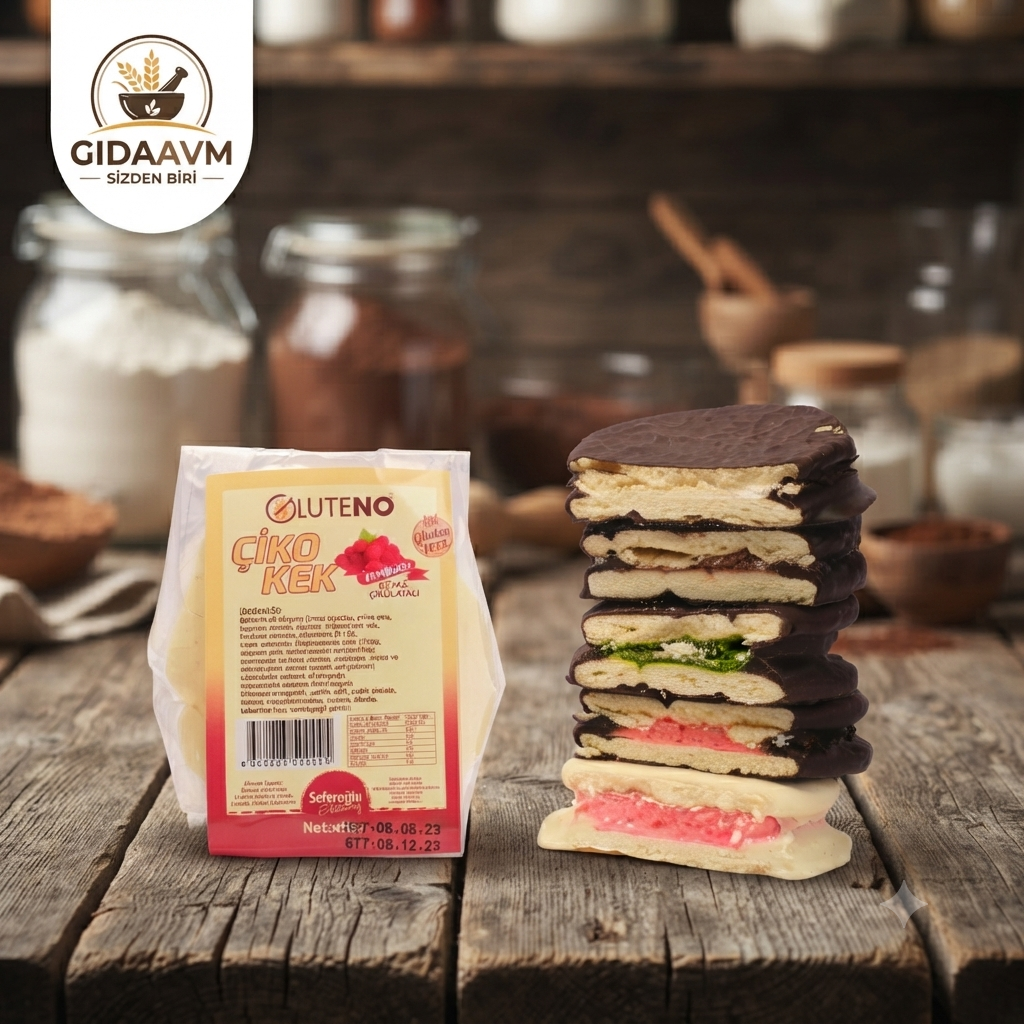 Glutensiz Beyaz Çikolatalı Halley 45 gr