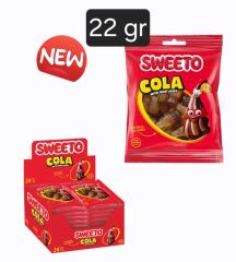 Sweeto Gummy Glutensiz Cola Glutensiz Jelibon 22g