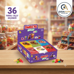 Sweeto Gummy Glutensiz Mix Glutensiz Jelibon 36 Adet 22g