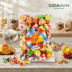 Elit Glutensiz Karışık Meyve Dolgulu Bonbon Şeker 400g