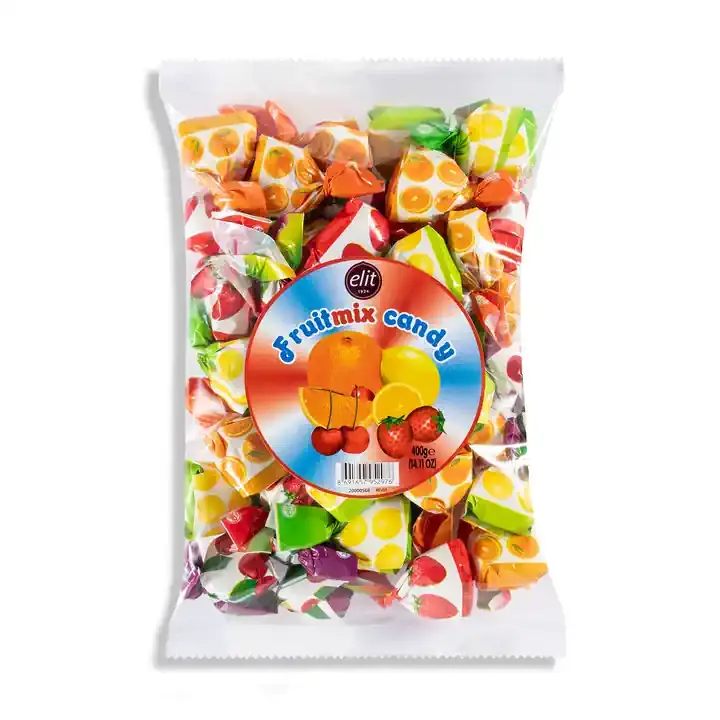 Elit Glutensiz Karışık Meyve Dolgulu Bonbon Şeker 400g