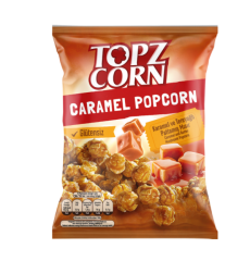 Topz Corn Glutensiz Karamel ve Tereyağlı Patlamış Mısır 100 gr
