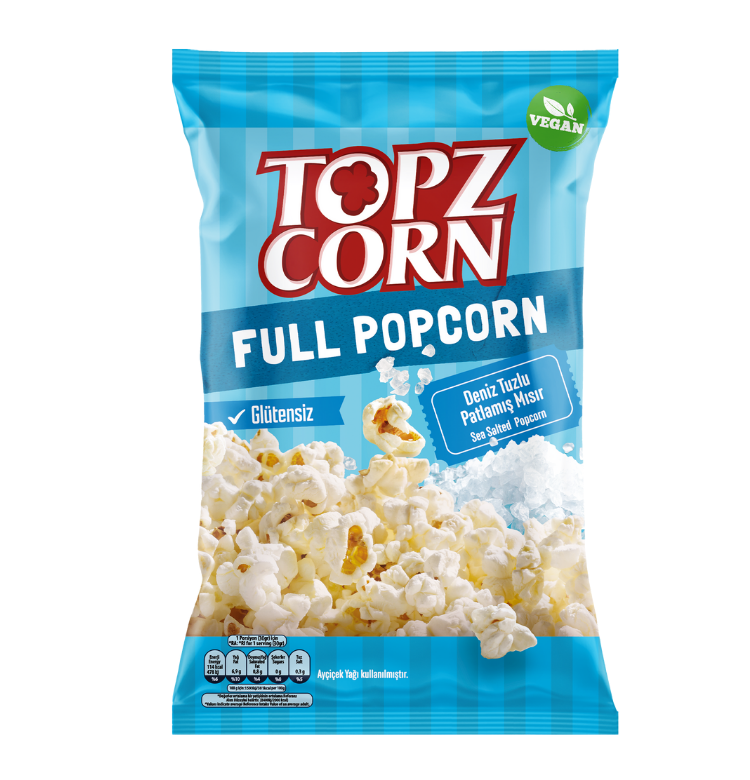 Topz Corn Deniz Tuzlu Popcorn 105gr
