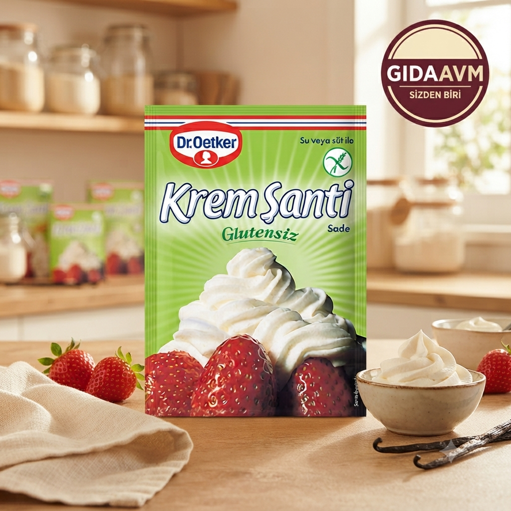 Dr.Oetker Glutensiz Krem Şanti 75 gr
