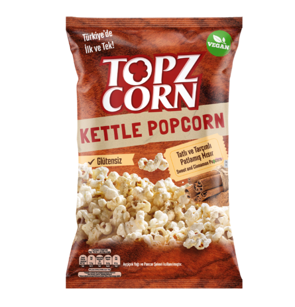 Topz Corn Popcorn Tatlı ve Tarçınlı 160gr