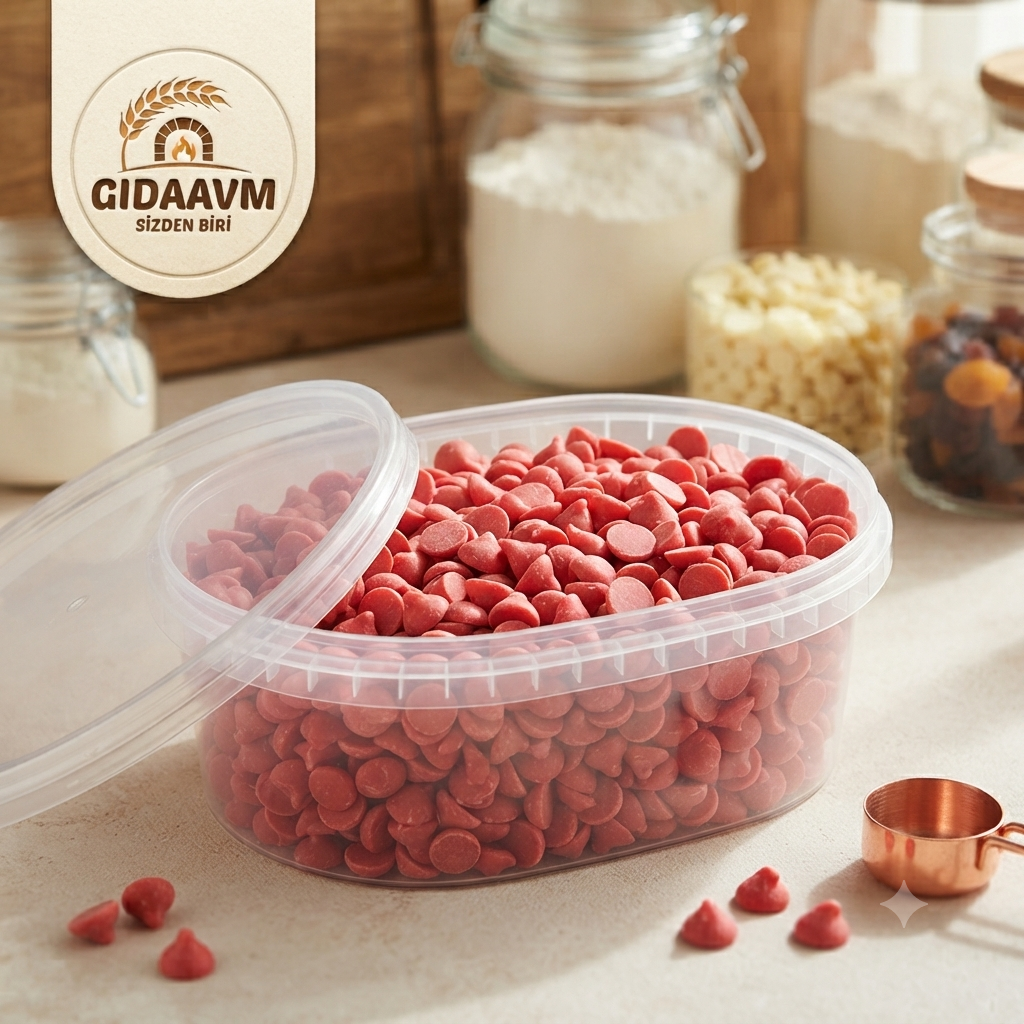 Glutensiz Kırmızı Meyveler Damla Çikolata