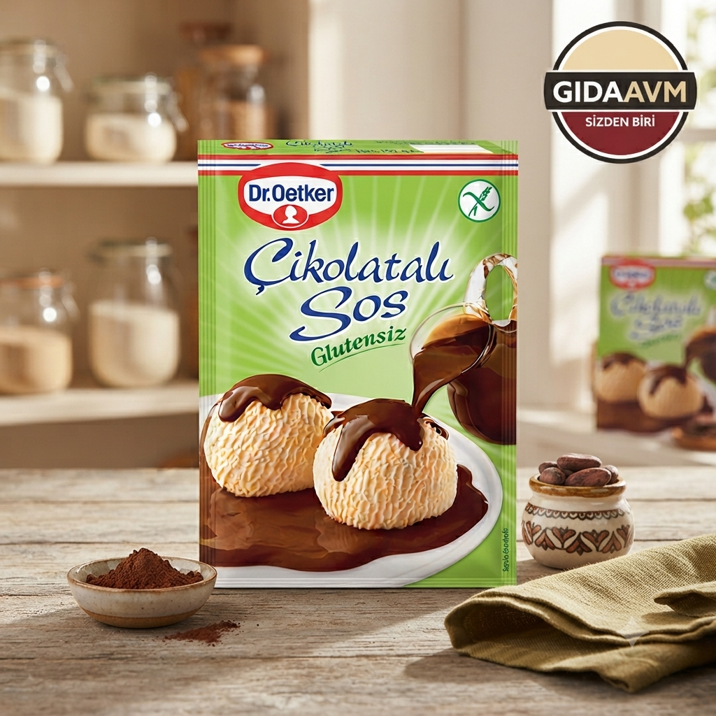 Dr.Oetker Glutensiz Çikolata Sosu 128 gr