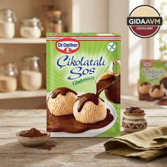 Dr.Oetker Glutensiz Çikolata Sosu 128 gr