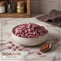 Glutensiz Mor Meyve Damla Çikolata