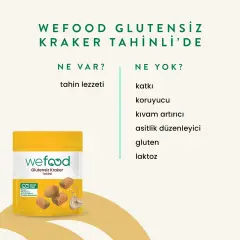 Wefood Glutensiz Tahinli Kraker 40 gr