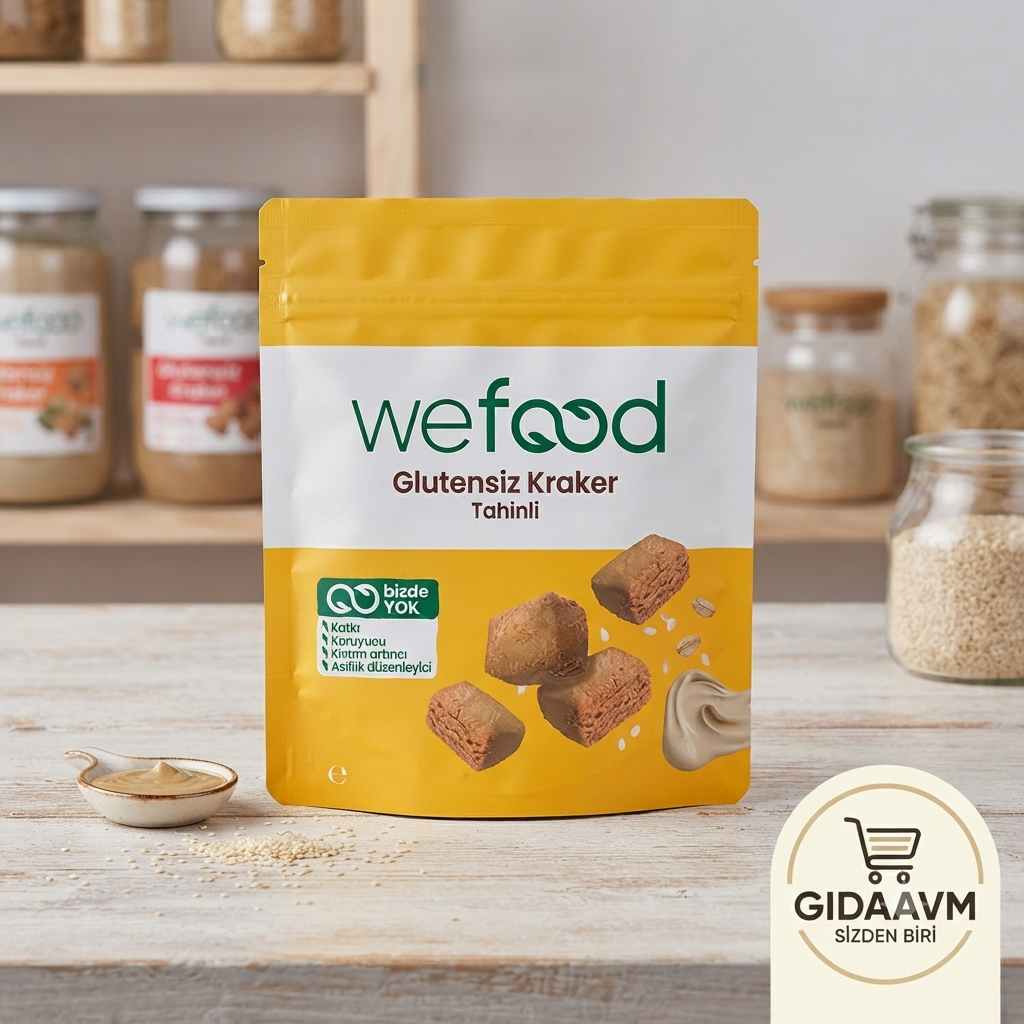 Wefood Glutensiz Tahinli Kraker 40 gr