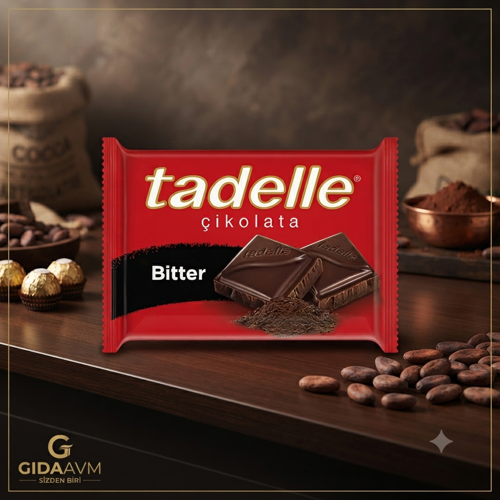 Tadelle Glutensiz Çikolata Bitter 60 gr