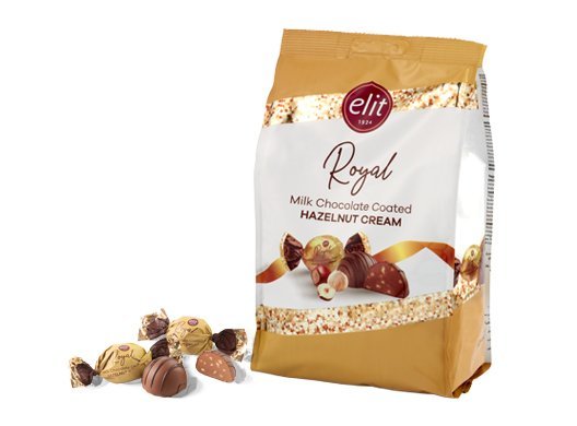 Elit Royal Sütlü Çikolata Kaplı Fındık Krema 500g