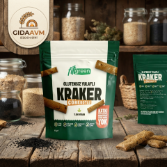 Fit Green Glutensiz Yulaflı Çörekotlu Kraker 40 gr