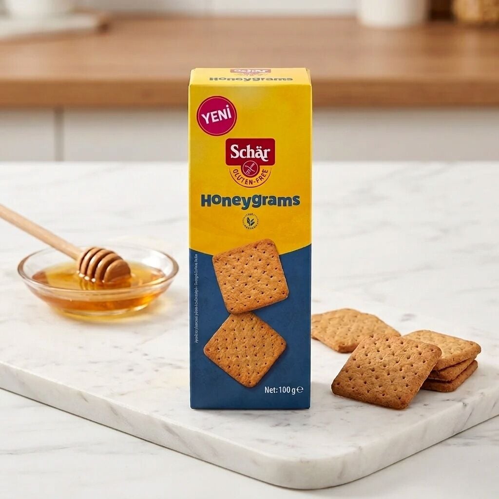 Schar Glutensiz Honeygrams Bisküvi 100 gr