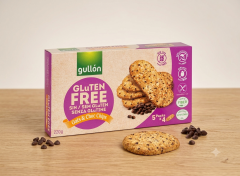 Gullon Glutensiz Yulaflı Çikolata Parçacıklı Bisküvi 220g