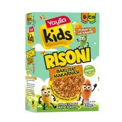 Yayla Kids Sebzeli 3 Renkli Risoni Glutensiz Bakliyat Makarnası 300 g