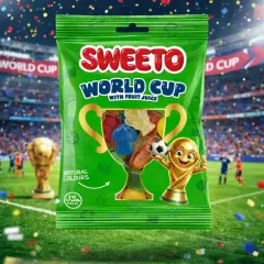 Sweeto Glutensiz Gummy World Cup 80g