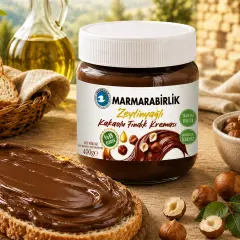 Marmarabirlik Zetinyağlı Kakaolu Glutensiz Fındık Kreması 400 gr