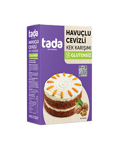 Tada Glutensiz Havuçlu Cevizli Kek Karışımı 350 gram