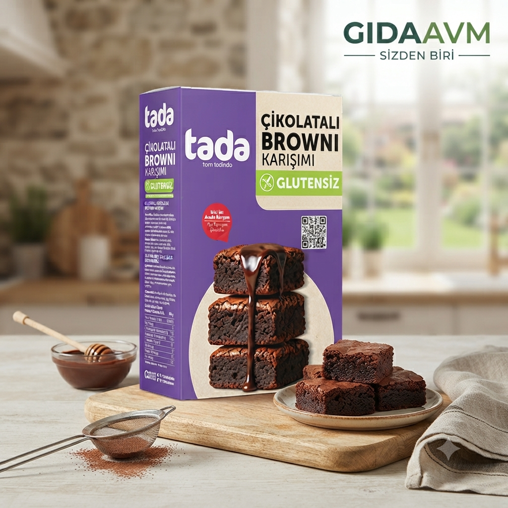 Tada Glutensiz Çikolatalı Browni Karışımı 225 gram