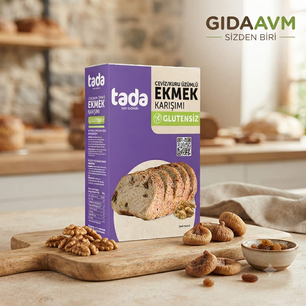 Tada Glutensiz Üzüm - Ceviz Ekmek Karışımı 500 gr
