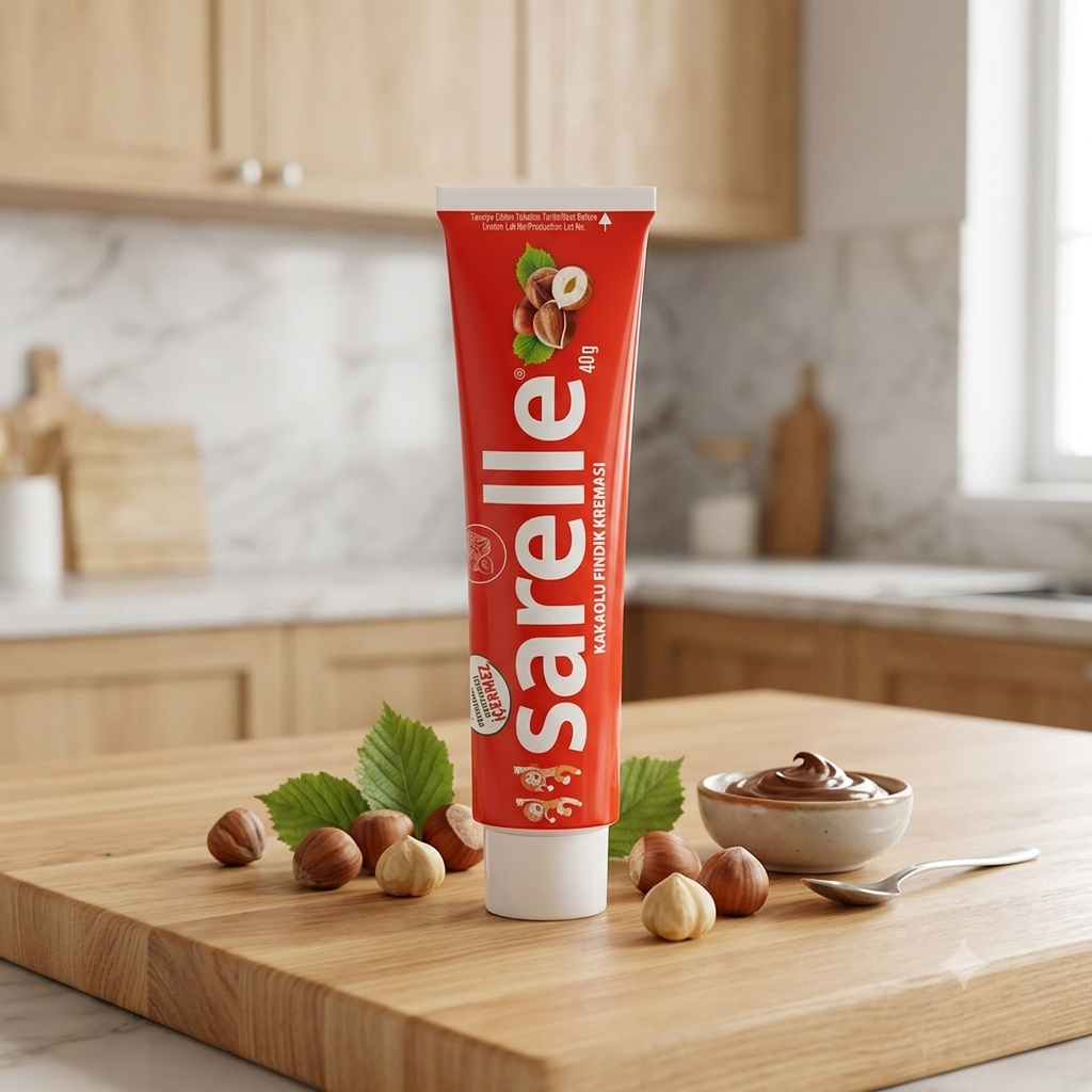 Sarelle Tüp Kakaolu Fındık Kreması 40 Gr