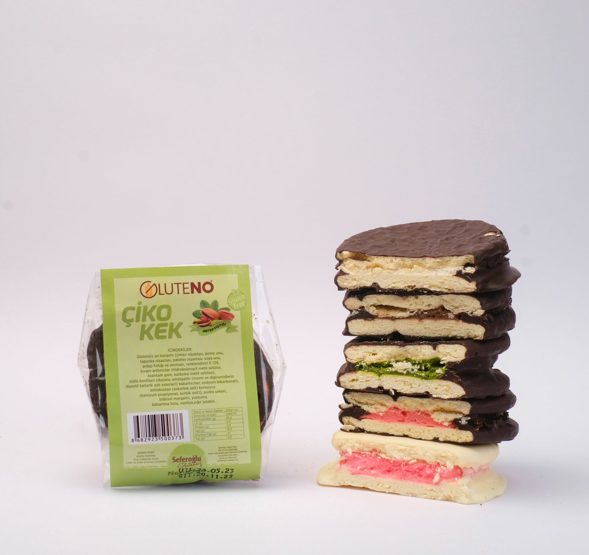 Glutensiz Antep Fıstılklı Halley 45 gr