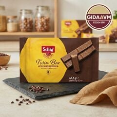 Schar Twin Bar Sütlü Çikolatalı Gofret 64,5 gr (TETT 07/01/2027)