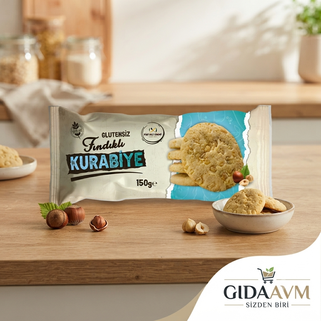 Mayalı Hane Glutensiz Fındıklı Kurabiye 150 gr
