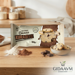 Mayalı Hane Glutensiz Çikolata Parçacıklı Kurabiye 150 gr