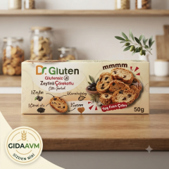 Dr. Gluten Zeytinli Çörekotlu Çıtır Gevrek 50 gr