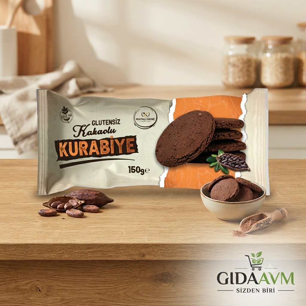 Mayalı Hane Glutensiz Kakaolu Kurabiye 150 gr