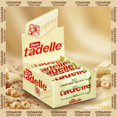 Tadelle Glutensiz Beyaz Çikolata Kaplı Çikolata 30 gr*20 Adet