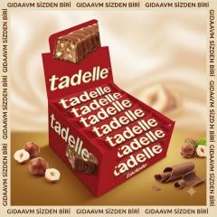 Tadelle Glutensiz Fındık Dolgulu Sütlü Çikolata 30 gr*20 Adet