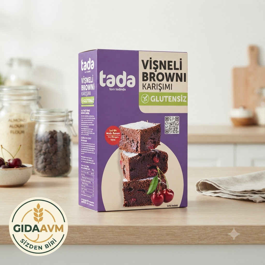 Tada Glutensiz Vişneli Browni Karışımı 225 gram
