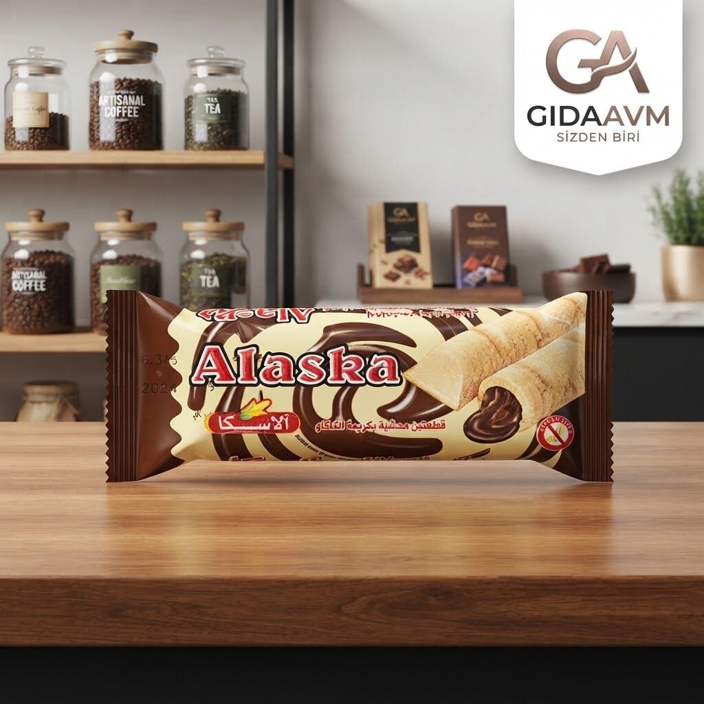 Alaska Gofret Çikolatalı