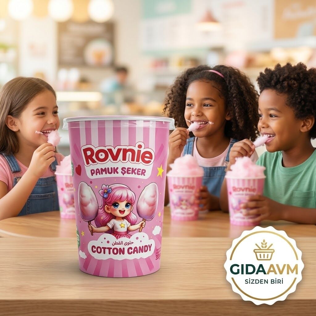 Rovnie Pamuk Şeker Çilek 35 gr