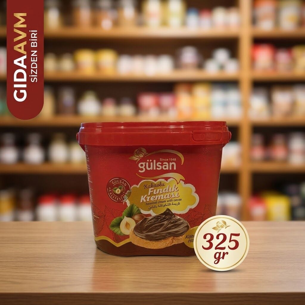 Gülsan Glutensiz Kakaolu Fındık Kreması 325 gr