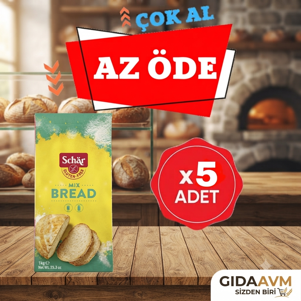 Schar Glutensiz Mix B Un 1 kg* 5 Adet (TETT 17/04/27)